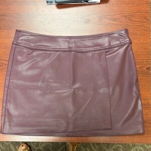Modern Citizen Maroon Mini Pencil Skirt Night Out